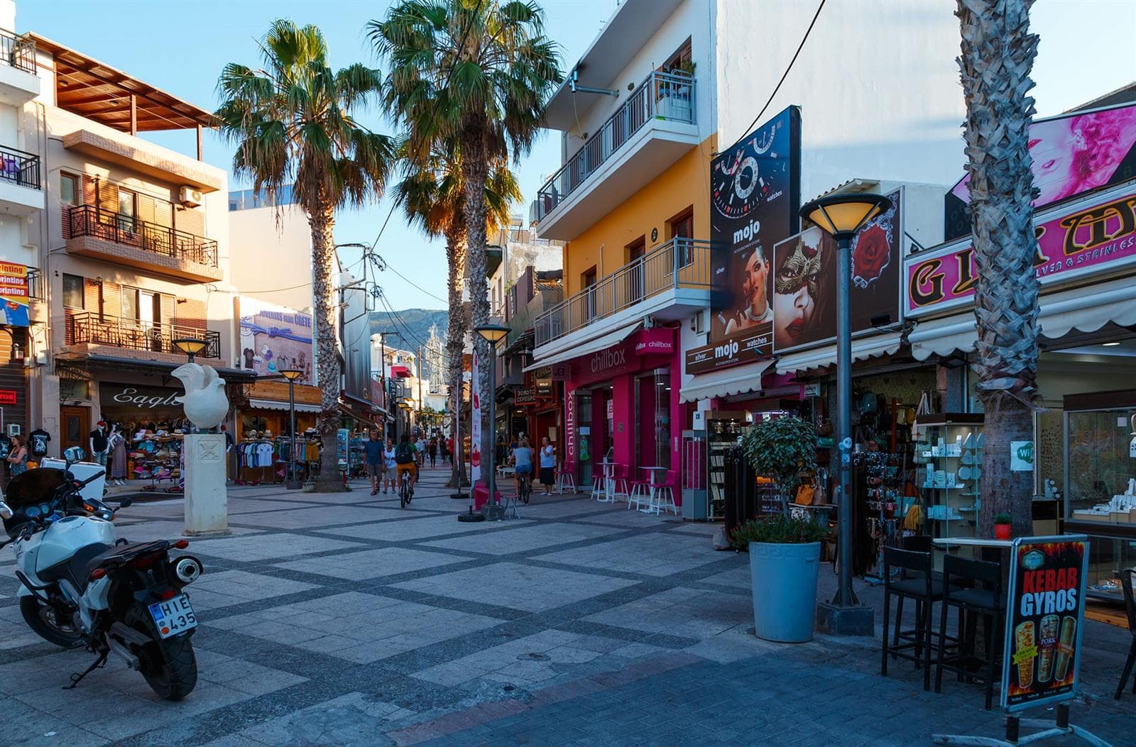 Hersonissos centre and harbour area